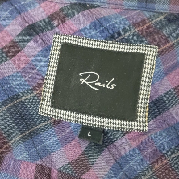 Rails Kendra Shirt in Rare Blue & Purple Colorway - Picture 5 of 8